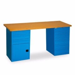 2.1 Metre 10 Çekmeceli Dolaplı Çalışma Tezgahı İE.CCT.21.10