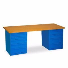 2.1 Metre Çalışma Tezgahı 9 Çekmeceli İE.CCT.21.9