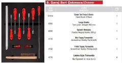 7 Çekmeceli Takım Arabası İE.36.44.01 (139 Parça İç Set İzeltaş)