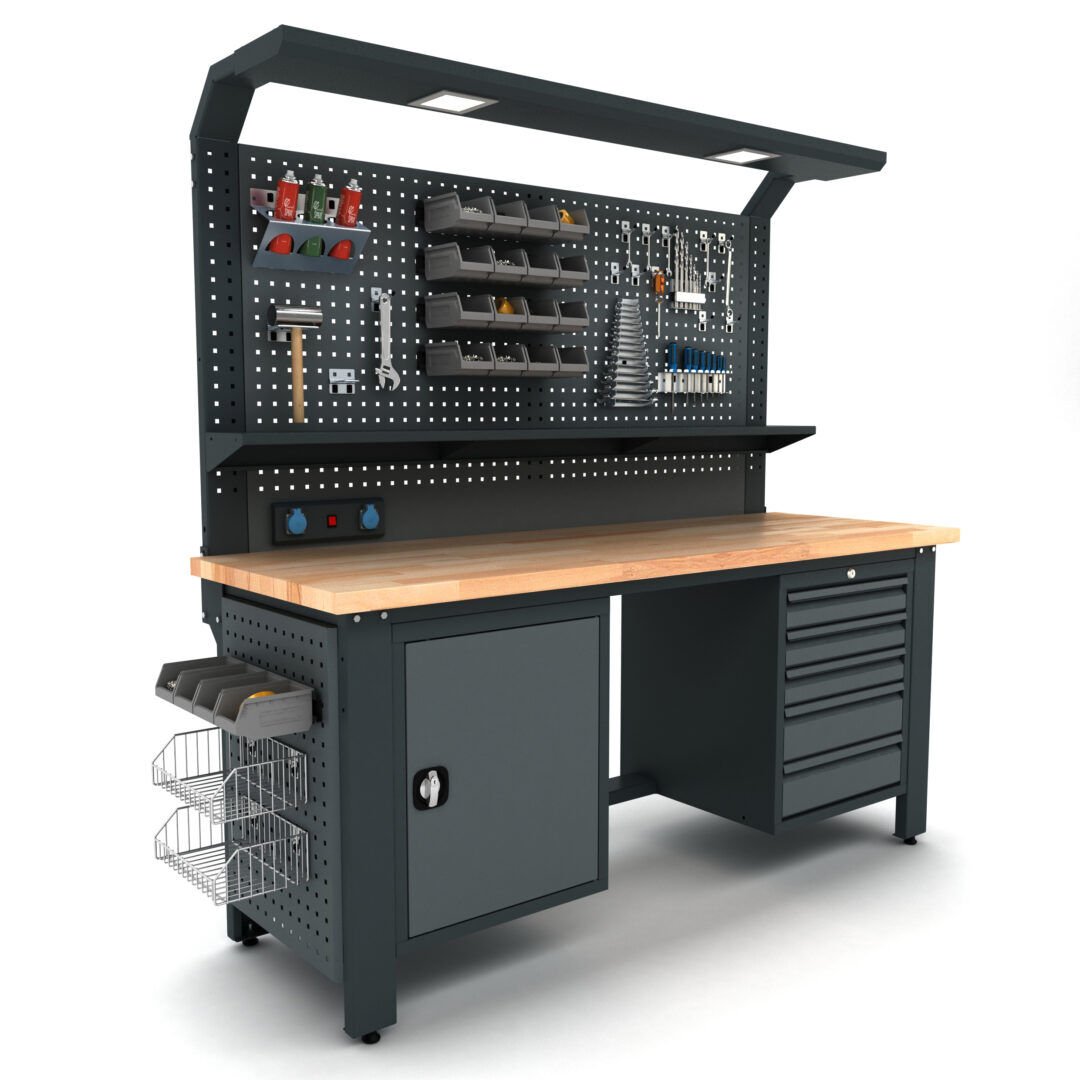 2 Metre Çalışma Tezgahı İE.36.17.34