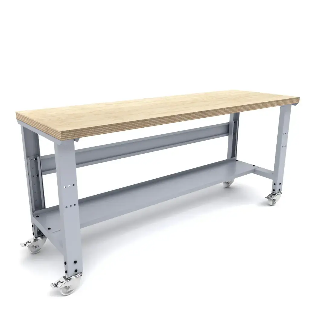 Yüksekliği Ayarlanabilir, Tekerlekli Çalışma Masası (W1800) IE-2511-1805